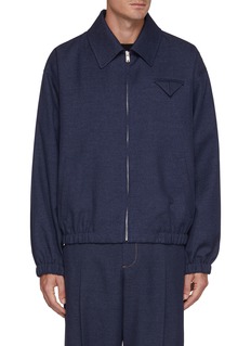 ジャケット・アウター BOTTEGA VENETA Bonded Wool Zip Up Jacket Bottega Veneta Jacket | baseblu | REVERSIBLE