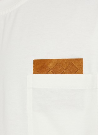  - BOTTEGA VENETA - Intrecciato Pocket Insert Cotton T-shirt