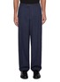 Main View - Click To Enlarge - BOTTEGA VENETA - Triangle Pocket Pleated Straight Leg Wool Pants