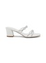 Main View - Click To Enlarge - RENÉ CAOVILLA - Braid 50 Crystal Strass Satin Sandals