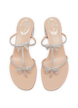 Detail View - Click To Enlarge - RENÉ CAOVILLA - Caterina 40 Crystal Strass Satin Sandals
