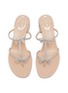 Detail View - Click To Enlarge - RENÉ CAOVILLA - Caterina 40 Crystal Strass Satin Sandals