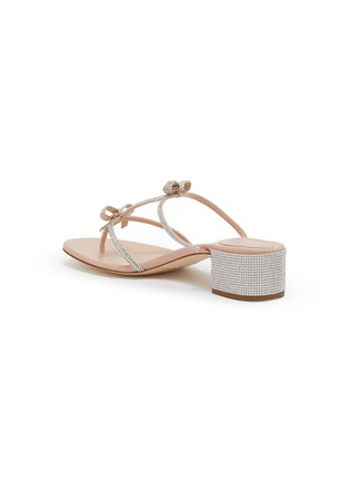  - RENÉ CAOVILLA - Caterina 40 Crystal Strass Satin Sandals
