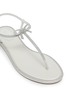 Detail View - Click To Enlarge - RENÉ CAOVILLA - Caterina Flat Satin Crystal Strass Thong Sandals