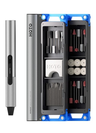 Main View - Click To Enlarge Main View - Click To Enlarge - HOTO - HOTO SNAPBLOQ™ R-A04 Electric Mini Rotary Tool Kit