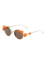 Loewe デイジー フィールド オーバルフレーム サングラス Daisy Field sunglasses White - LOEWE