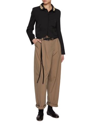 Figure View - Click To Enlarge - NACKIYÉ - Little Embellished Collar Jacket
