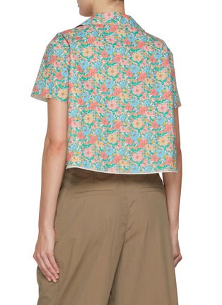 Back View - Click To Enlarge - NACKIYÉ - Kennedy Cropped Cotton Top