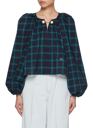 Main View - Click To Enlarge - NACKIYÉ - Grand Bazaar Cotton Top