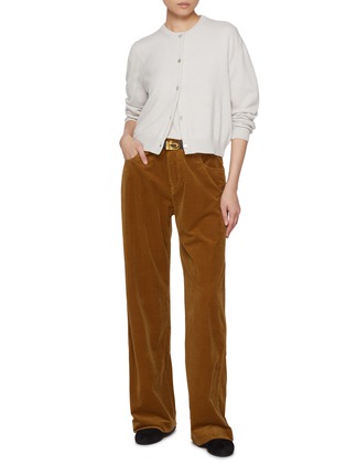 Figure View - Click To Enlarge - NACKIYÉ - Sea Shell Cashmere Knit Cardigan