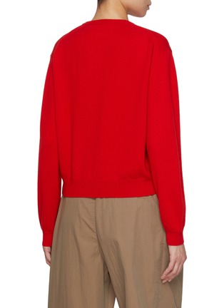 Back View - Click To Enlarge - NACKIYÉ - Sea Shell Cashmere Knit Cardigan