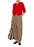 Figure View - Click To Enlarge - NACKIYÉ - Sea Shell Cashmere Knit Cardigan
