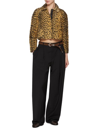 Figure View - Click To Enlarge - NACKIYÉ - Pixie Cropped  Cotton Jacket