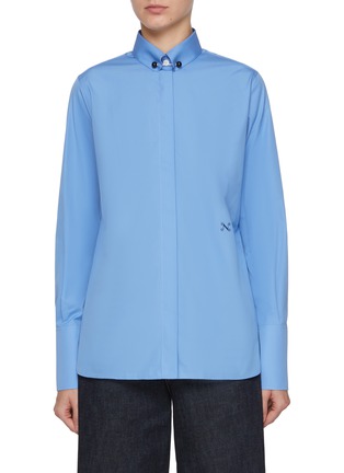 Main View - Click To Enlarge - NACKIYÉ - Saville Pinned Collar Cotton Shirt