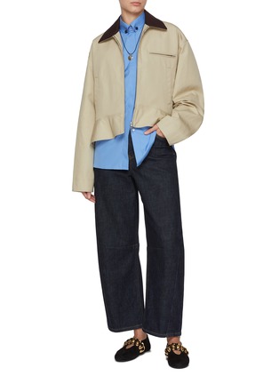 Figure View - Click To Enlarge - NACKIYÉ - Saville Pinned Collar Cotton Shirt