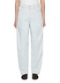 Main View - Click To Enlarge - NACKIYÉ - Borrowen Contrast Topstitch Light Wash Jeans