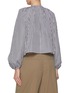 Back View - Click To Enlarge - NACKIYÉ - Grand Bazaar Puff Sleeve Cotton Mini Top