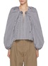 Main View - Click To Enlarge - NACKIYÉ - Grand Bazaar Puff Sleeve Cotton Mini Top