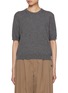 Main View - Click To Enlarge - NACKIYÉ - Pearl Crewneck Cashmere Knit Top