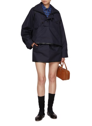 Figure View - Click To Enlarge - NACKIYÉ - Cotton Mini Skirt