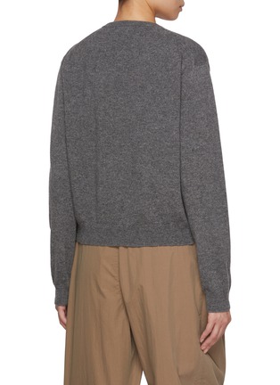 Back View - Click To Enlarge - NACKIYÉ - Sea Shell Cashmere Knit Cardigan