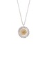 Main View - Click To Enlarge - BUCCELLATI - Blossoms Fancy Diamond Silver Vermeil Pendant Necklace