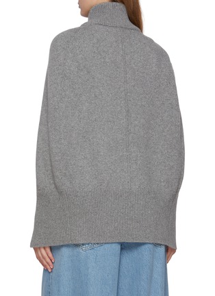 Back View - Click To Enlarge - NACKIYÉ - Roxalena Cashmere Wool Knit Cape