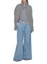 Figure View - Click To Enlarge - NACKIYÉ - Roxalena Cashmere Wool Knit Cape