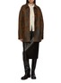 Figure View - Click To Enlarge - NACKIYÉ - Crayon Leather Midi Skirt