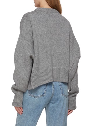 Back View - Click To Enlarge - NACKIYÉ - Avalanche Cashmere Wool Knit Sweater