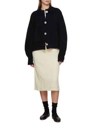 Figure View - Click To Enlarge - NACKIYÉ - Icebreaker Cashmere Wool Knit Cardigan