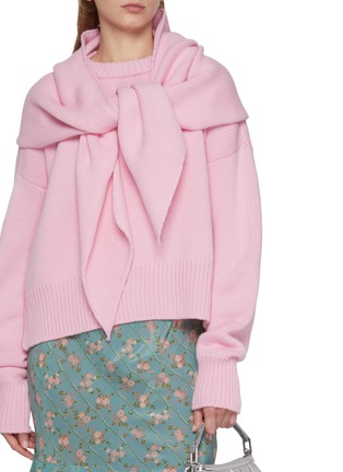 Figure View - Click To Enlarge - NACKIYÉ - Queen's Guard Merino Wool Cashmere Scarf