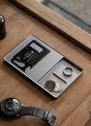 Detail View - Click To Enlarge - ZENLET - Desk Tidy — Neutral Grey