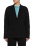 Main View - Click To Enlarge - J∞QUALITY - Notch Lapel Cotton Blend Easy Jacket