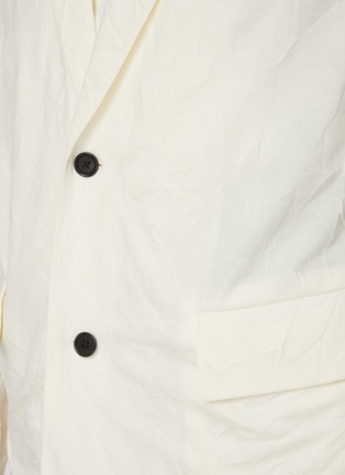  - J∞QUALITY - Notch Lapel Cotton Blend Easy Jacket
