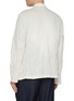 Back View - Click To Enlarge - J∞QUALITY - Notch Lapel Cotton Blend Easy Jacket