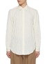 Main View - Click To Enlarge - J∞QUALITY - Regular Collar Fly Front Cotton Blend Shirt