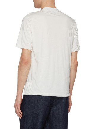 Back View - Click To Enlarge - J∞QUALITY - Crewneck Cotton T-Shirt
