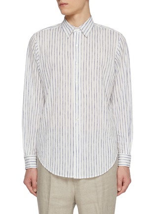 Main View - Click To Enlarge - J∞QUALITY - Striped Cotton Shirt