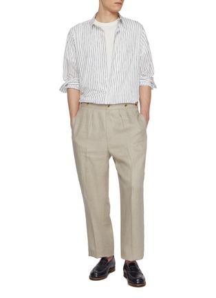 Figure View - Click To Enlarge - J∞QUALITY - Striped Cotton Shirt
