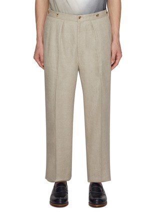 Main View - Click To Enlarge - J∞QUALITY - Linen Oxford Pants