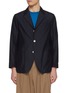 Main View - Click To Enlarge - J∞QUALITY - Notch Lapel Silk Seersucker Blazer