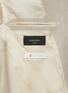  - J∞QUALITY - Double Breasted Peak Lapel Linen Oxford Blazer