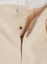  - J∞QUALITY - Double Pleated Cotton Wide Leg Pants