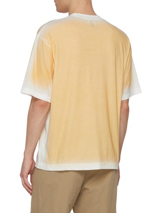 Back View - Click To Enlarge - J∞QUALITY - Crewneck Gradient Cotton T-Shirt
