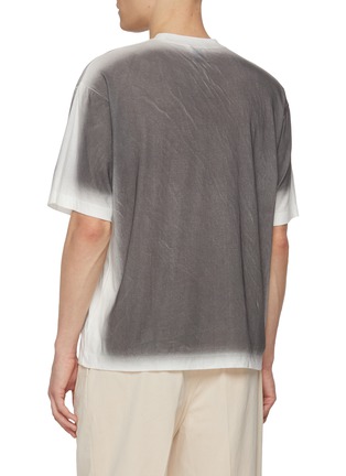 Back View - Click To Enlarge - J∞QUALITY - Crewneck Gradient Cotton T-Shirt