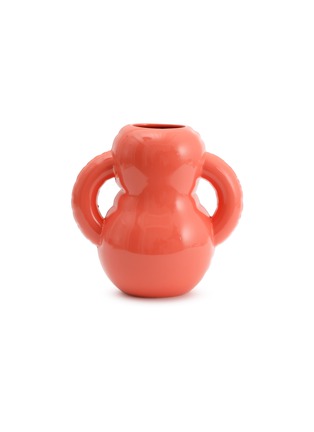 Main View - Click To Enlarge - HOME STUDYO - Oscar Ceramic Vase — Coral Gloss