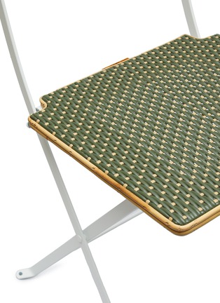 Detail View - Click To Enlarge - MAISON LOUIS DRUCKER - Tuileries XI Folding Chair — Tender Green