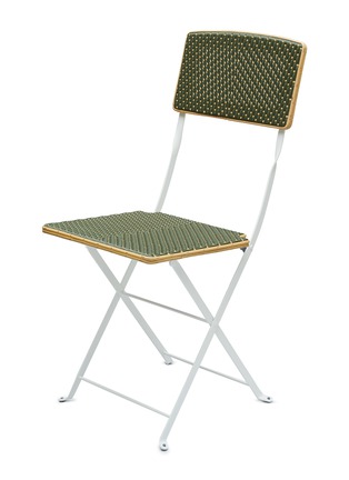 Main View - Click To Enlarge - MAISON LOUIS DRUCKER - Tuileries XI Folding Chair — Tender Green