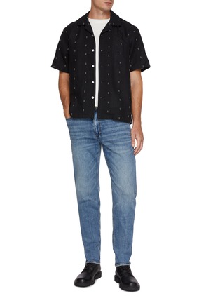 Figure View - Click To Enlarge - RAG & BONE - Fit 2 Authentic Stretch Medium Wash Jeans